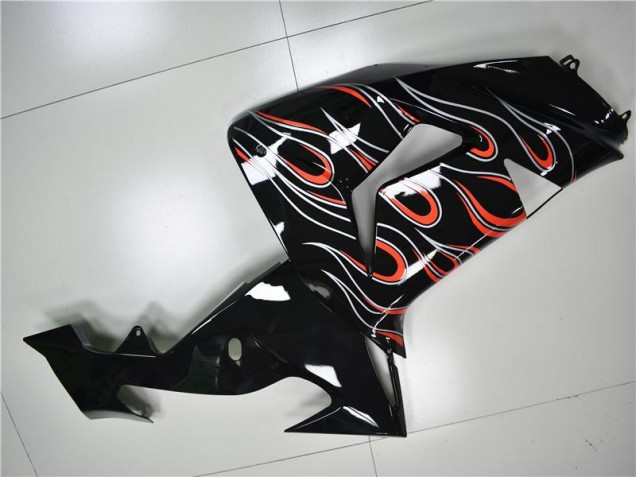 2006-2007 Schwarz Grau Rot Kawasaki ZX10R Motorrad Verkleidung 2006-2007 Schwarz Grau Rot Kawasaki ZX10R Motorrad Verkleidung