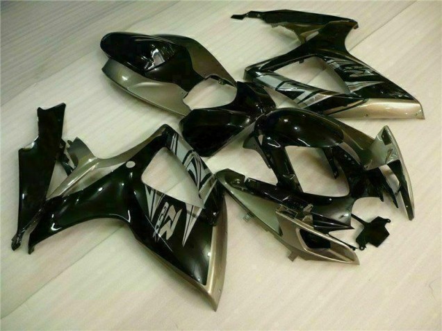 2006-2007 Schwarz Grau Suzuki GSXR 600/750 Motorrad Verkleidungen 2006-2007 Schwarz Grau Suzuki GSXR 600/750 Motorrad Verkleidungen