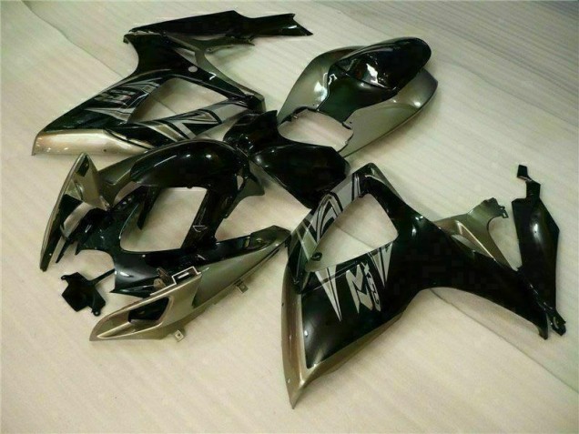 2006-2007 Schwarz Grau Suzuki GSXR 600/750 Motorrad Verkleidungen 2006-2007 Schwarz Grau Suzuki GSXR 600/750 Motorrad Verkleidungen