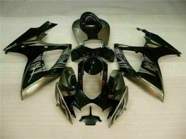 2006-2007 Schwarz Grau Suzuki GSXR 600/750 Motorrad Verkleidungen 2006-2007 Schwarz Grau Suzuki GSXR 600/750 Motorrad Verkleidungen