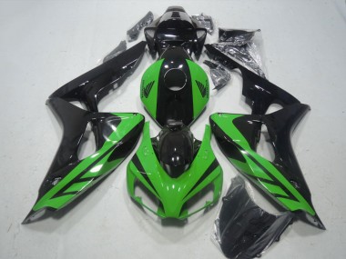 2006-2007 Schwarz Grün Honda CBR1000RR Motorrad Verkleidungen
