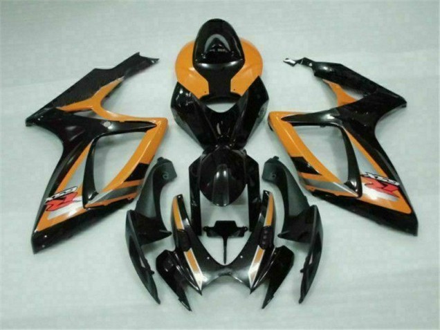 2006-2007 Schwarz Orange Suzuki GSXR 600/750 Motorrad Verkleidung 2006-2007 Schwarz Orange Suzuki GSXR 600/750 Motorrad Verkleidung