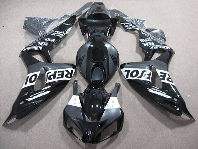 2006-2007 Schwarz Repsol Honda CBR1000RR Motorrad Verkleidung 2006-2007 Schwarz Repsol Honda CBR1000RR Motorrad Verkleidung