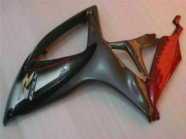 2006-2007 Schwarz Rot Suzuki GSXR 600/750 Motorrad Verkleidungen 2006-2007 Schwarz Rot Suzuki GSXR 600/750 Motorrad Verkleidungen
