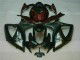 2006-2007 Schwarz Rot Suzuki GSXR 600/750 Motorrad Verkleidungen 2006-2007 Schwarz Rot Suzuki GSXR 600/750 Motorrad Verkleidungen