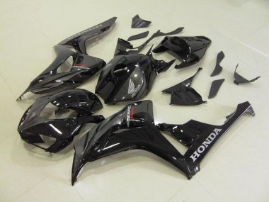 2006-2007 Schwarz Silber Honda CBR1000RR Motorrad Verkleidung