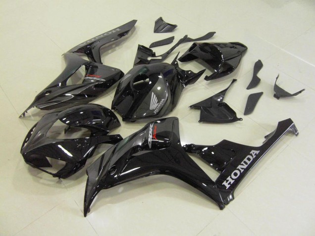 2006-2007 Schwarz Silber Honda CBR1000RR Motorrad Verkleidung