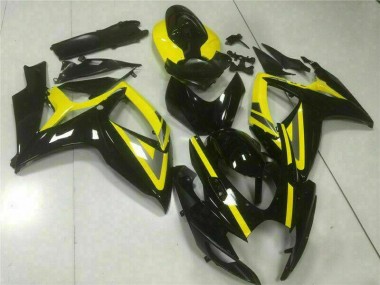 2006-2007 Schwarz Suzuki GSXR 600/750 Motorrad Verkleidung & Plastik