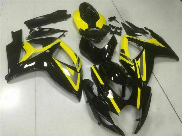 2006-2007 Schwarz Suzuki GSXR 600/750 Motorrad Verkleidungen