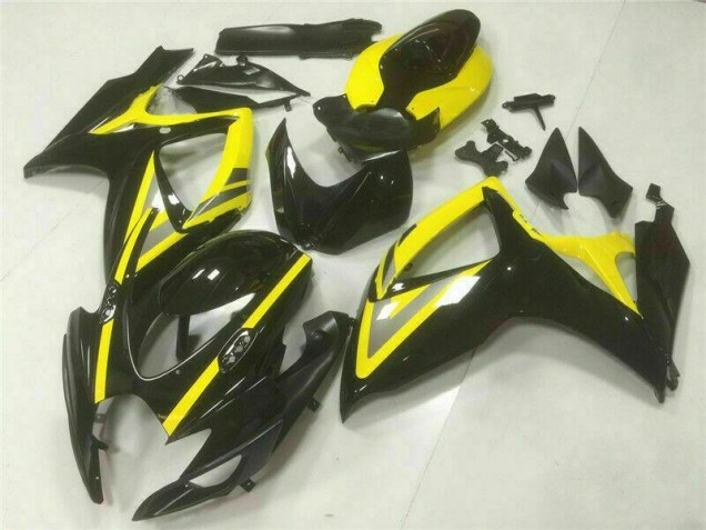 2006-2007 Schwarz Suzuki GSXR 600/750 Motorrad Verkleidungen