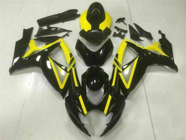 2006-2007 Schwarz Suzuki GSXR 600/750 Motorrad Verkleidungen