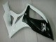 2006-2007 Schwarz Weiß Suzuki GSXR 600/750 Motorrad Verkleidung 2006-2007 Schwarz Weiß Suzuki GSXR 600/750 Motorrad Verkleidung