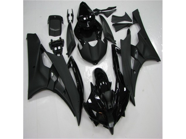 2006-2007 Schwarz Yamaha YZF R6 Motorrad Verkleidung & Plastik 2006-2007 Schwarz Yamaha YZF R6 Motorrad Verkleidung & Plastik
