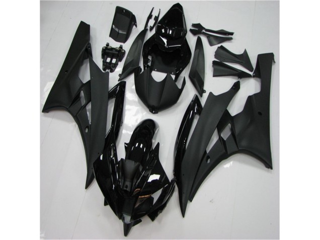 2006-2007 Schwarz Yamaha YZF R6 Motorrad Verkleidung & Plastik 2006-2007 Schwarz Yamaha YZF R6 Motorrad Verkleidung & Plastik