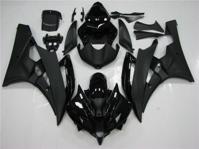 2006-2007 Schwarz Yamaha YZF R6 Motorrad Verkleidung & Plastik 2006-2007 Schwarz Yamaha YZF R6 Motorrad Verkleidung & Plastik