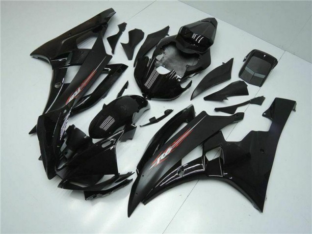2006-2007 Schwarz Yamaha YZF R6 Motorrad Verkleidungen 2006-2007 Schwarz Yamaha YZF R6 Motorrad Verkleidungen