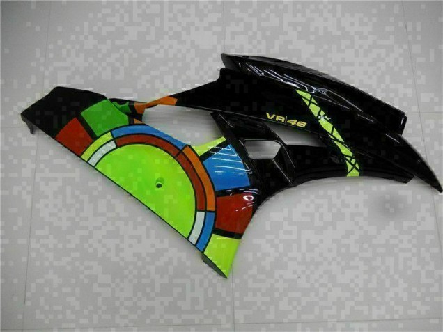 2006-2007 Schwarz Yamaha YZF R6 Motorrad Vollverkleidung 2006-2007 Schwarz Yamaha YZF R6 Motorrad Vollverkleidung