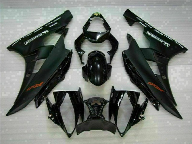 2006-2007 Schwarz Yamaha YZF R6 Motorrad Vollverkleidung & Plastik 2006-2007 Schwarz Yamaha YZF R6 Motorrad Vollverkleidung & Plastik