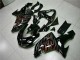 2006-2007 Schwarz rote Flamme Kawasaki ZX10R Motorrad Verkleidungen 2006-2007 Schwarz rote Flamme Kawasaki ZX10R Motorrad Verkleidungen