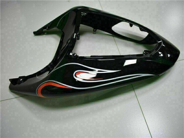 2006-2007 Schwarz rote Flamme Kawasaki ZX10R Motorrad Verkleidungen 2006-2007 Schwarz rote Flamme Kawasaki ZX10R Motorrad Verkleidungen