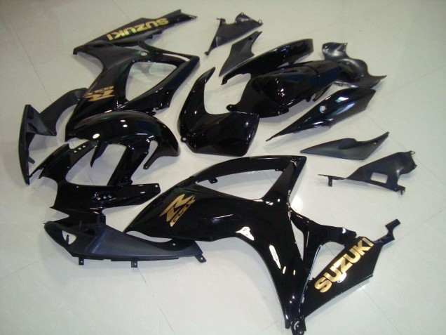 2006-2007 Schwarz und Gold Aufkleber Suzuki GSXR 750 Motorrad Verkleidung 2006-2007 Schwarz und Gold Aufkleber Suzuki GSXR 750 Motorrad Verkleidung