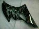 2006-2007 Silber Flamme Schwarz Yamaha YZF R6 Motorrad Verkleidung 2006-2007 Silber Flamme Schwarz Yamaha YZF R6 Motorrad Verkleidung