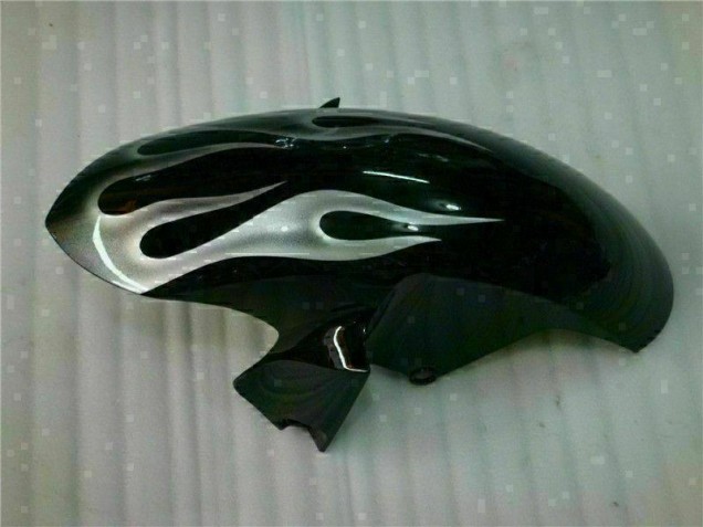 2006-2007 Silber Flamme Schwarz Yamaha YZF R6 Motorrad Verkleidung 2006-2007 Silber Flamme Schwarz Yamaha YZF R6 Motorrad Verkleidung