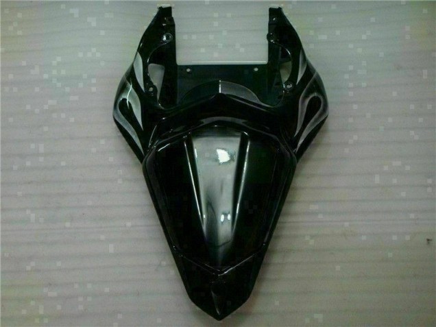 2006-2007 Silber Flamme Schwarz Yamaha YZF R6 Motorrad Verkleidung 2006-2007 Silber Flamme Schwarz Yamaha YZF R6 Motorrad Verkleidung