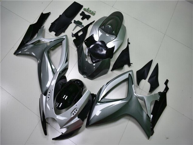 2006-2007 Silber Grau Suzuki GSXR 600/750 Motorrad Verkleidungen 2006-2007 Silber Grau Suzuki GSXR 600/750 Motorrad Verkleidungen