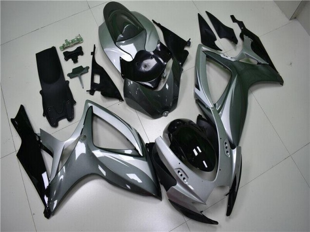 2006-2007 Silber Grau Suzuki GSXR 600/750 Motorrad Verkleidungen 2006-2007 Silber Grau Suzuki GSXR 600/750 Motorrad Verkleidungen