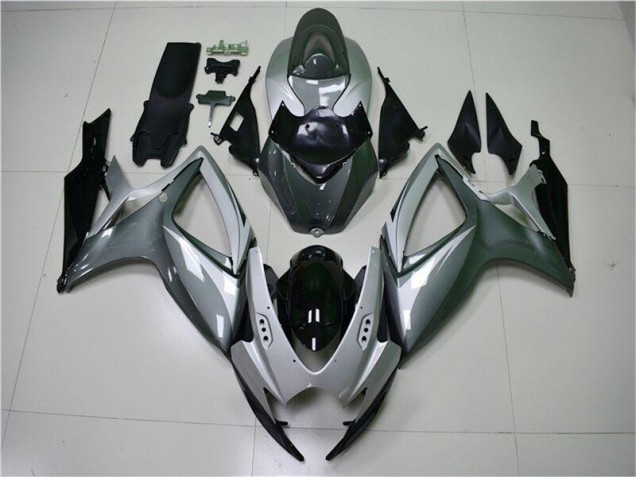 2006-2007 Silber Grau Suzuki GSXR 600/750 Motorrad Verkleidungen 2006-2007 Silber Grau Suzuki GSXR 600/750 Motorrad Verkleidungen