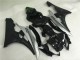 2006-2007 Silber Schwarz Yamaha YZF R6 Motorrad Verkleidung & Plastik 2006-2007 Silber Schwarz Yamaha YZF R6 Motorrad Verkleidung & Plastik