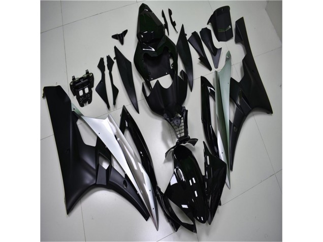2006-2007 Silber Schwarz Yamaha YZF R6 Motorrad Verkleidungen 2006-2007 Silber Schwarz Yamaha YZF R6 Motorrad Verkleidungen