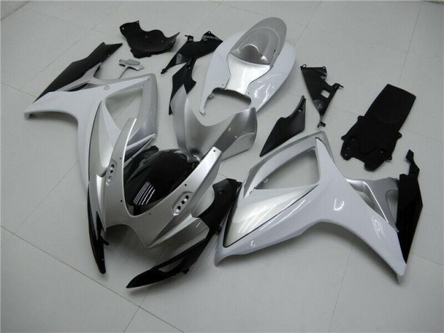 2006-2007 Silber Suzuki GSXR 600/750 Motorrad Verkleidungen 2006-2007 Silber Suzuki GSXR 600/750 Motorrad Verkleidungen