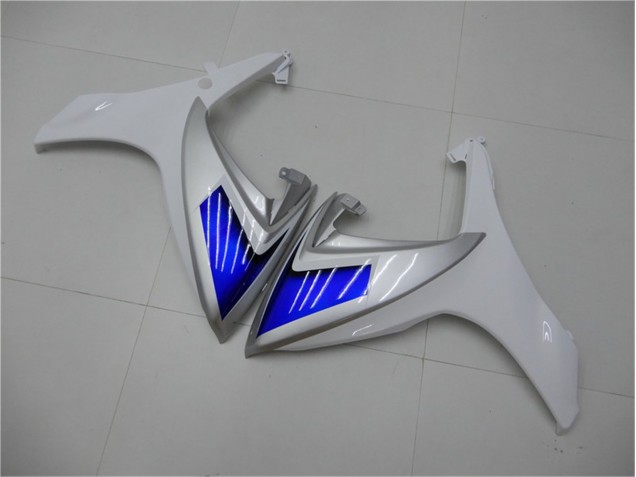 2006-2007 Weiß Blau Suzuki GSXR 600/750 Motorrad Verkleidungen 2006-2007 Weiß Blau Suzuki GSXR 600/750 Motorrad Verkleidungen