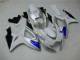 2006-2007 Weiß Blau Suzuki GSXR 600/750 Motorrad Verkleidungen 2006-2007 Weiß Blau Suzuki GSXR 600/750 Motorrad Verkleidungen