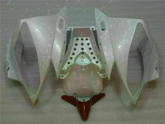 2006-2007 Weiß Braun Yamaha YZF R6 Motorrad Verkleidung 2006-2007 Weiß Braun Yamaha YZF R6 Motorrad Verkleidung