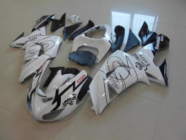 2006-2007 Weiß Corona Kawasaki ZX10R Motorrad Verkleidung