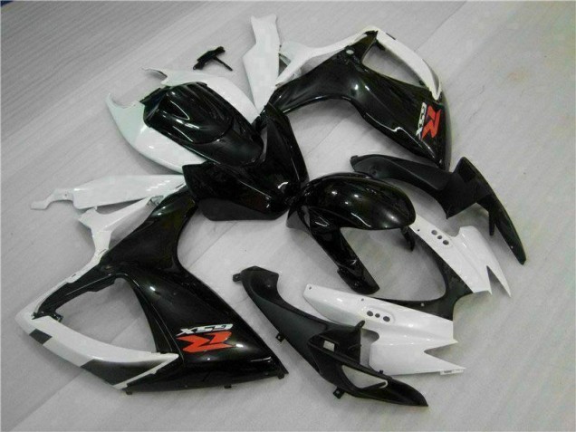 2006-2007 Weiß Schwarz Suzuki GSXR 600/750 Motorrad Verkleidung 2006-2007 Weiß Schwarz Suzuki GSXR 600/750 Motorrad Verkleidung