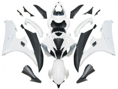 2006-2007 Weiß Schwarz Yamaha YZF R6 Motorrad Verkleidungen