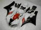 2006-2007 Weiß Schwarz Yamaha YZF R6 Motorrad Vollverkleidung 2006-2007 Weiß Schwarz Yamaha YZF R6 Motorrad Vollverkleidung