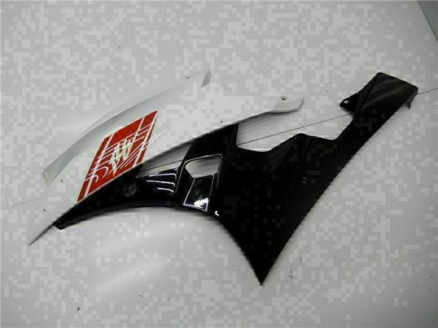 2006-2007 Weiß Schwarz Yamaha YZF R6 Motorrad Vollverkleidung 2006-2007 Weiß Schwarz Yamaha YZF R6 Motorrad Vollverkleidung