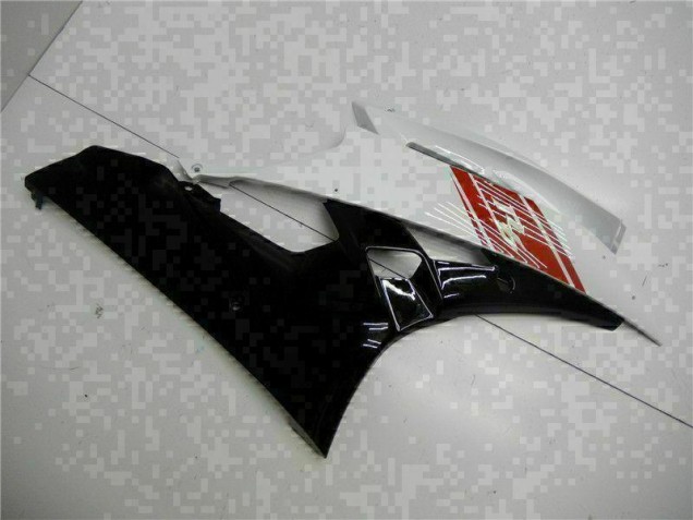 2006-2007 Weiß Schwarz Yamaha YZF R6 Motorrad Vollverkleidung 2006-2007 Weiß Schwarz Yamaha YZF R6 Motorrad Vollverkleidung