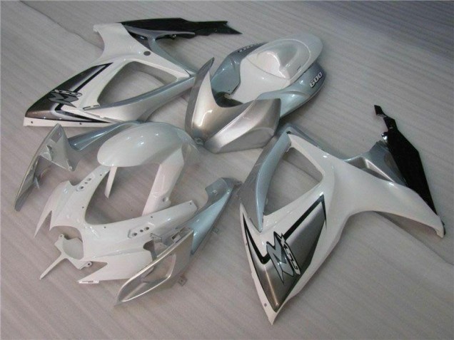 2006-2007 Weiß Silber Suzuki GSXR 600/750 Motorrad Verkleidung 2006-2007 Weiß Silber Suzuki GSXR 600/750 Motorrad Verkleidung
