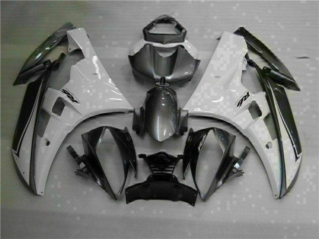 2006-2007 Weiß Silber Yamaha YZF R6 Motorrad Verkleidung 2006-2007 Weiß Silber Yamaha YZF R6 Motorrad Verkleidung