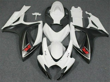 2006-2007 Weiß Suzuki GSXR 600/750 Motorrad Verkleidung