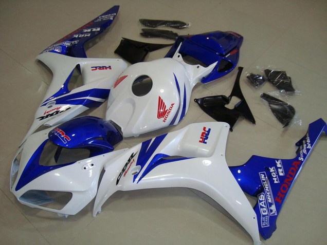 2006-2007 Weiß Und Blau Honda CBR1000RR Motorrad Verkleidung 2006-2007 Weiß Und Blau Honda CBR1000RR Motorrad Verkleidung