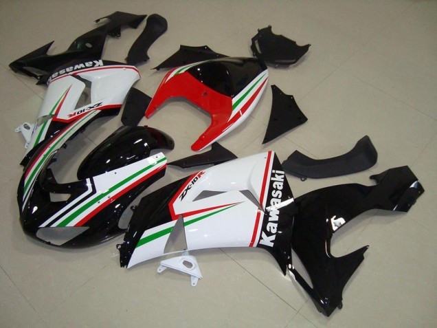 2006-2007 Weiß Und Schwarz Kawasaki ZX10R Motorrad Verkleidung 2006-2007 Weiß Und Schwarz Kawasaki ZX10R Motorrad Verkleidung