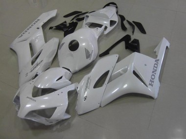 2006-2007 Weiß mit Silber Aufkleber Honda CBR1000RR Motorrad Verkleidung