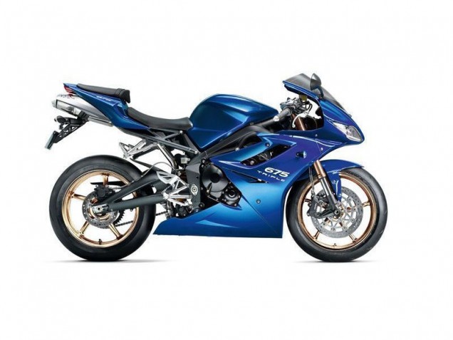 2006-2008 Blau Triumph Daytona 675 Triple Motorrad Verkleidung 2006-2008 Blau Triumph Daytona 675 Triple Motorrad Verkleidung
